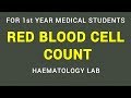 RED BLOOD CELL COUNT | RBC COUNT | HAEMATOLOGY LAB | PHYSIOLOGY