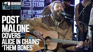 Post Malone Covers “Them Bones” Live on the Stern Show