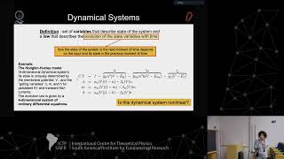 Ana Amador: Nonlinear dynamics of neuronal models with applications to bird song... - Class 1 of 3