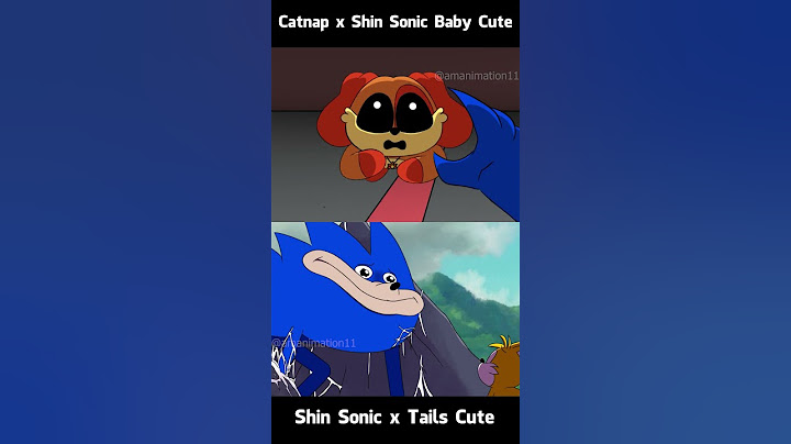SHIN SONIC x TAILS SO BABY Cute story?! (The Sonic Tapes Animation)