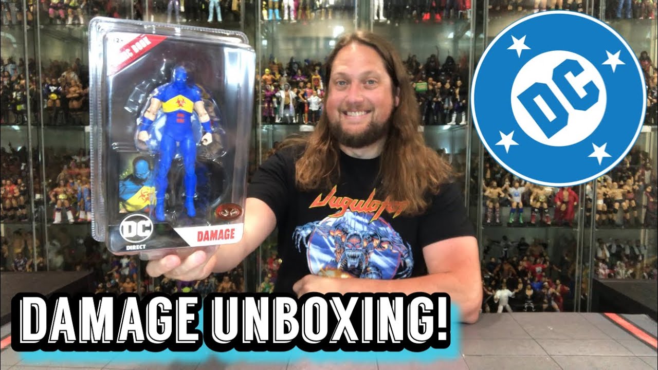 Damage DC McFarlane Red Platinum Unboxing & Review!