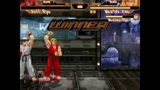 Evil Ryu Vs Master Ken & Master Ryu (REQUEST)