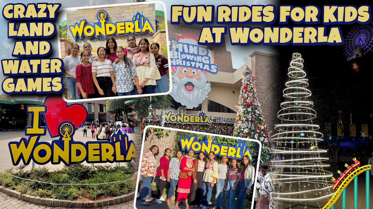 Fun rides for kids at Wonderla🎢| Crazy land & water games🎠| Crazy Sisters 