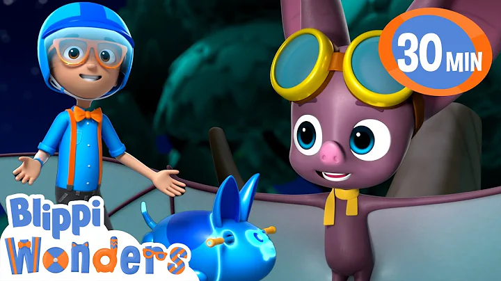 How Does A Bat See In The Dark? | Blippi Wonders | Educational Cartoons for Kids