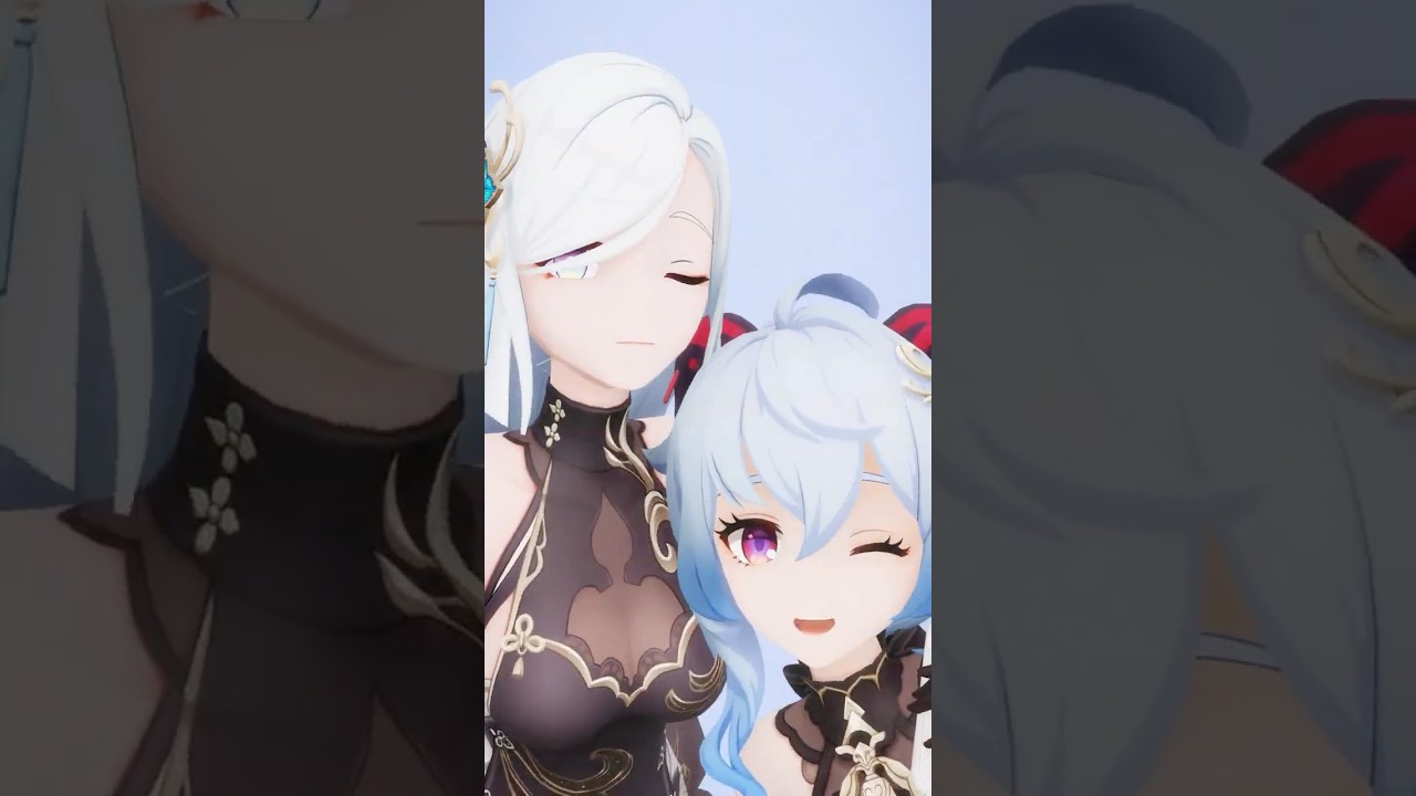 【原神MMD】はくちゅーむ/甘雨×申鶴 #shorts