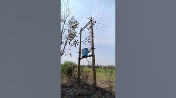 current work! lineman work! transformer Checking #hescom #bescom #kptcl #gescom #farming