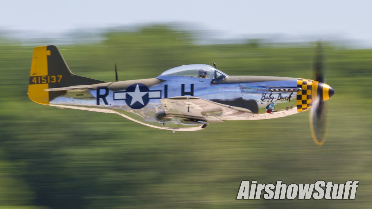 P-51 Mustang Aerobatics (Sunday) - Spirit of St Louis Airshow 2016