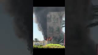 حريق كارفور الاسكندرية