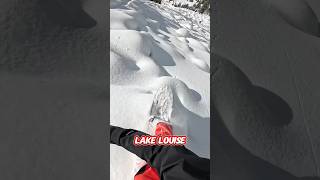 Lake Louise was one the of most memorable days this season ​⁠@clewsnowboarding @outdoormasterUS