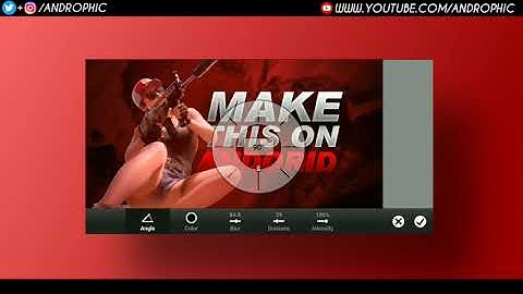 Make This PUBG Inspired  Thumbnail on Android | Livestream Thumbnail | Ps Touch