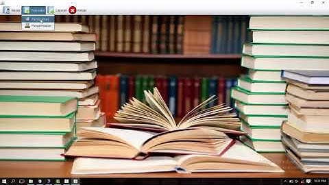 Apilkasi perpustakaan Sederhana Menggunakan NETBEANS 8.1 lengkap dengan Report