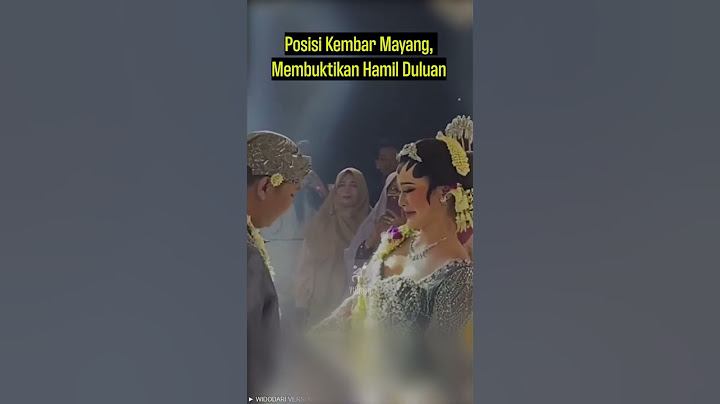 Perhatikan Posisi Kembar Mayang dalam Pernikahan Denny Caknan dan Bella Bonita ini