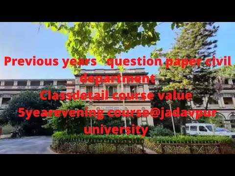 #jadavpur university 5years