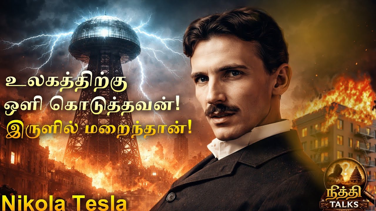 உலகத்திற்கு ஒளியூட்டிய மேதை நிக்கோலா டெஸ்லா தனிமையில் மரணித்தது எப்படி?⚡|