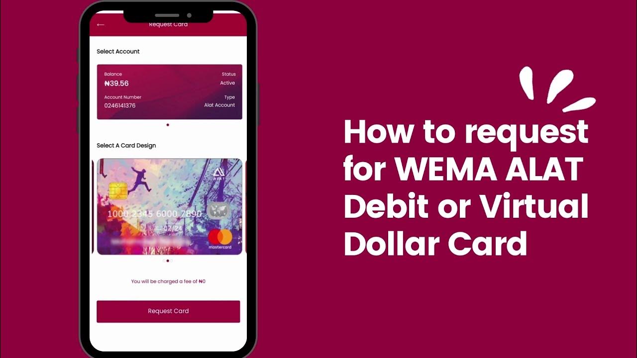 how-to-request-for-wema-alat-debit-or-virtual-dollar-card-youtube