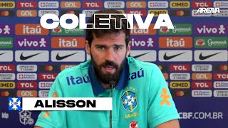 COLETIVA ALISSON BECKER | Seleção Brasileira AO VIVO com imagens
