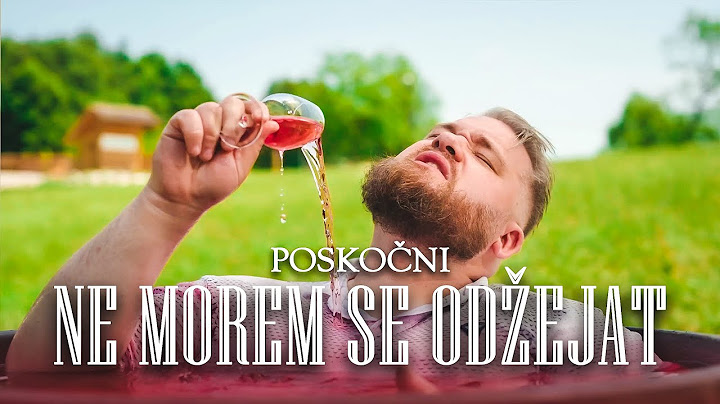POSKOČNI - NE MOREM SE ODŽEJAT (Official Music Video)