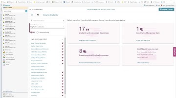 Teachers Retrieve Written Responses for Students from Aware Online Testing