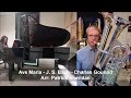 Ave maria  js bach  charles gounod  tuba and piano  daniel ridder and isabelle roelofs