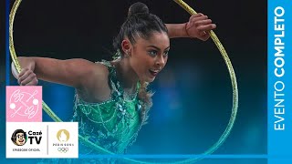 Thumbnail for EVENTO COMPLETO: GINÁSTICA RÍTMICA - INDIVID. GERAL | CLASSIFICATÓRIAS | OLIMPÍADAS PARIS 2024