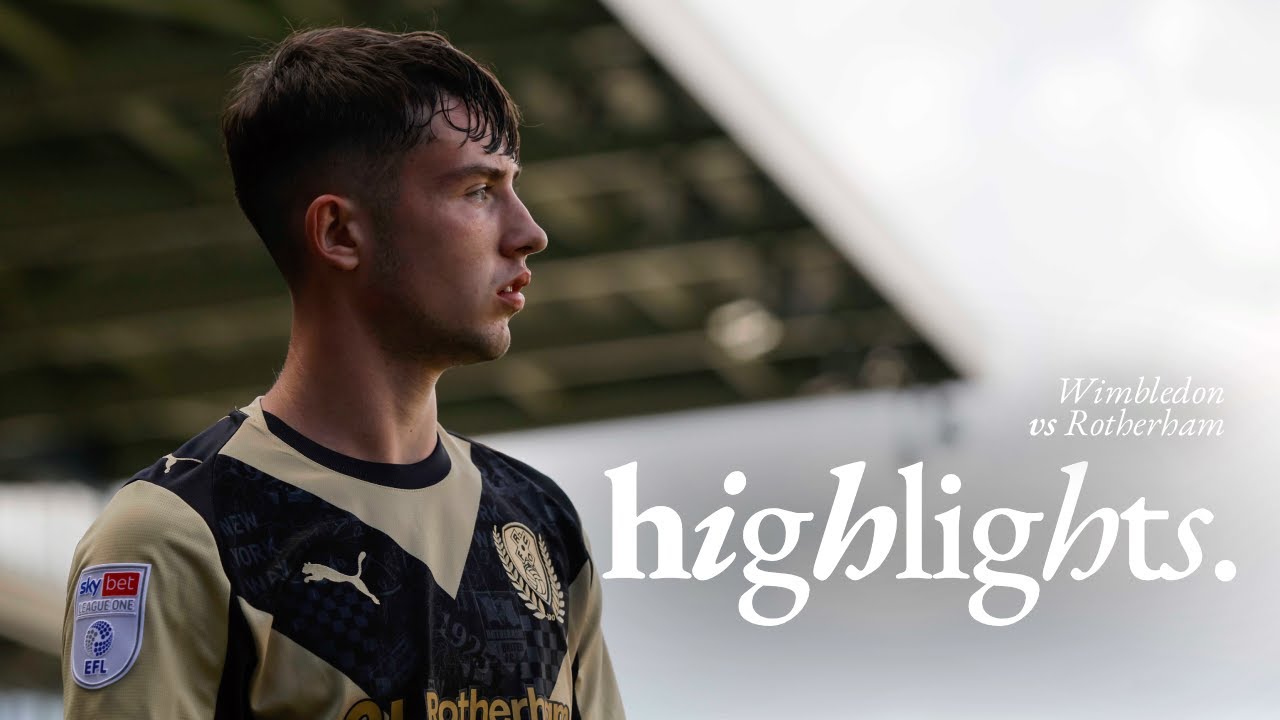 AFC Wimbledon 2 v 1 Rotherham United | Highlights