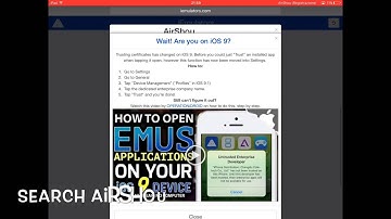 How to screen recorder IOS 9-9.3.2 NO Jailbreak iPhone, iPod and iPad - AirShou