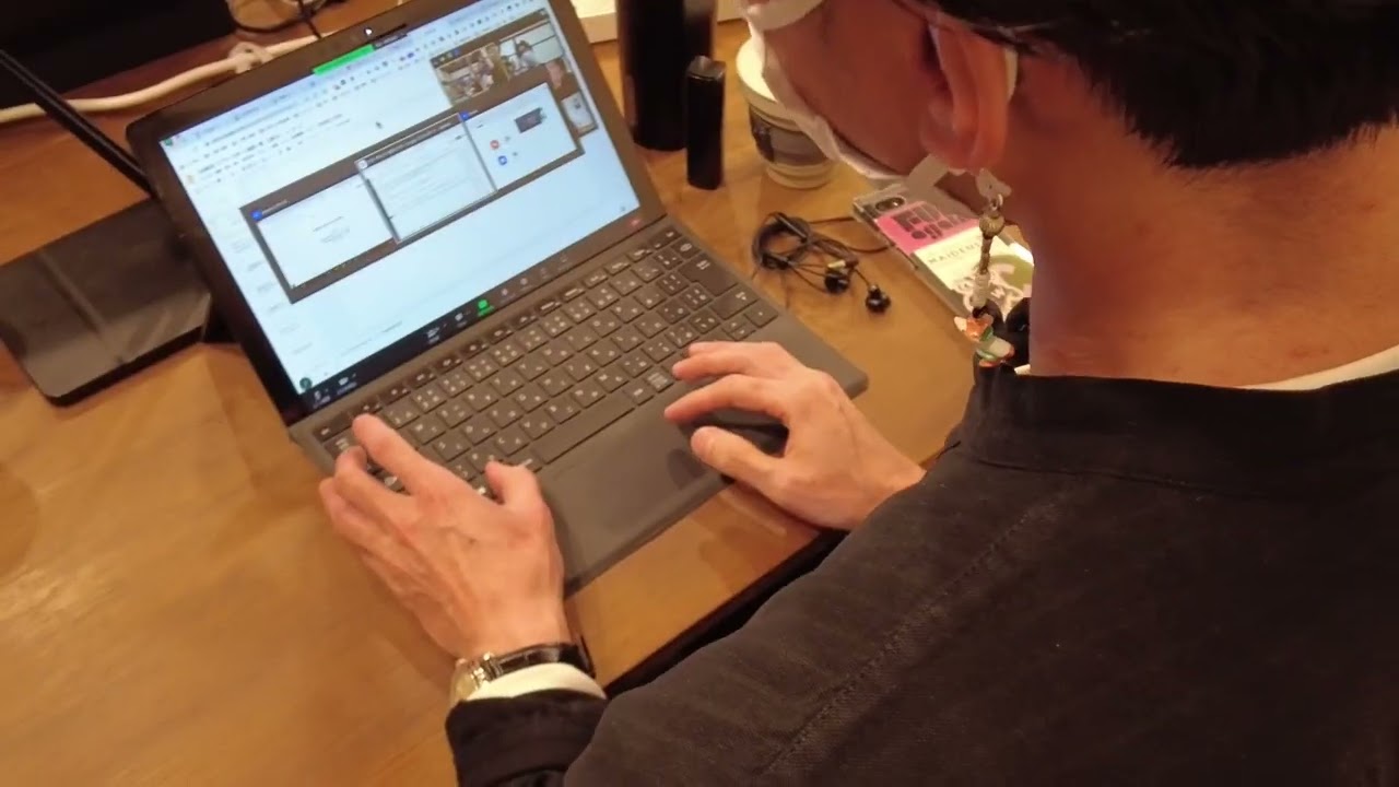 アフターサポートと懇親会の様子