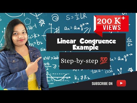 Linear congruence example 2 | Number theory | Finding solution of x | Fully Solved Example Solution