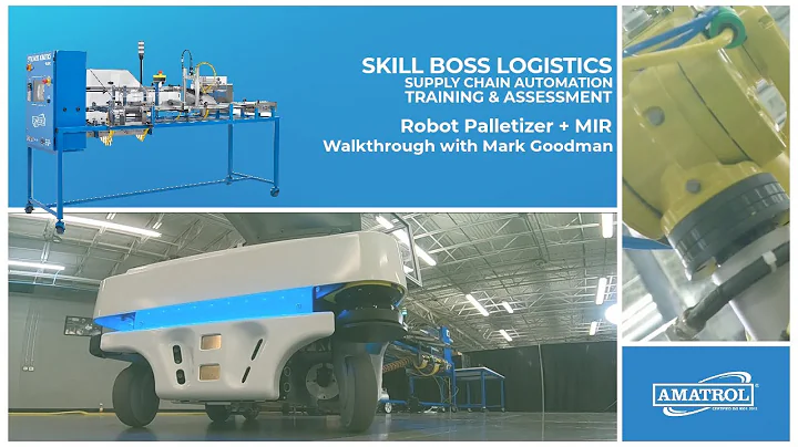 Amatrol's NEW Smart Robot Logistics Palletizing Workcell!