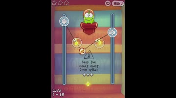 Cut the Rope Experiments 1-15 Walkthrough Getting Started