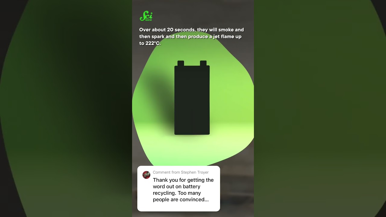 What REALLY happens when you throw out batteries? #shorts #science #STEM #SciShow