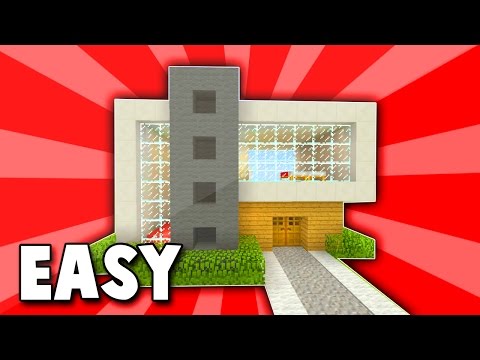 Minecraft Stylish Modern House Tutorial (Xbox360/Ps3/XboxOne/PS4) [#1]