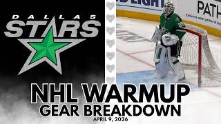 NHL Warmup & Gear Breakdown | Dallas Stars | Jake Oettinger & Casey DeSmith