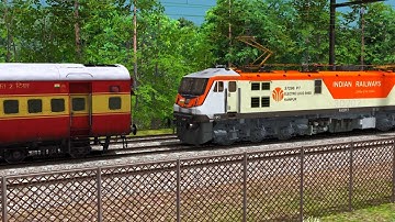 Bumpy Branched Railways Station Trains || Bye Railgadis Indian Railways High Speed ♎ Trainz