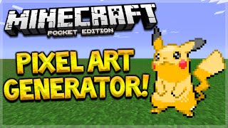 How to use a pixel art generator in Minecraft 1.19 update