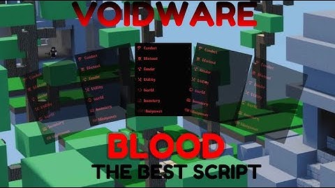 Voidware is THE BEST bedwars script (showcase voidware blood config)