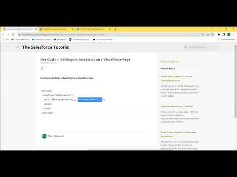 Use Custom Settings