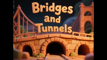 Interesting Fun Facts About Bridges and Tunnels for Kids | How Its Made | Bridges | Tunnels | STEM