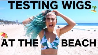 Testing Wigs At The Beach | IDIDTHAT