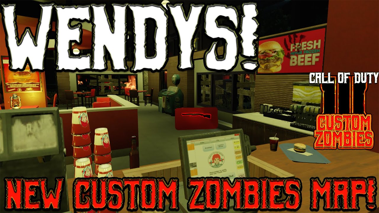 NEW CUSTOM MAP! "WENDYS" (CALL OF DUTY ZOMBIES) BLACK OPS 3
