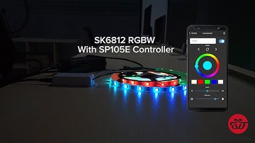 BTF-LIGHTING Tutorial: How to connect SP105E Controller with SK6812 RGBW Strip