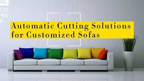 Automatic Fabric Cutting Machine for Customized Sofa | CNC Textile Cutter