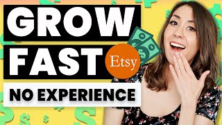 How to Grow FAST on Etsy as a Beginner [New Etsy Shop Makes 1,000/month Selling ONE Digital Product]