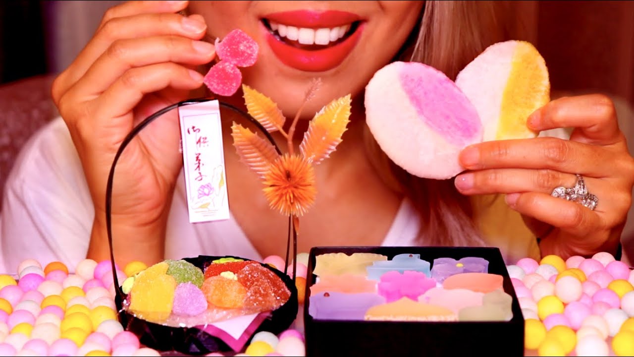 ASMR Kohakutou Jewel Candy, Crunchy Sweets Fancy Japanese Treats *No
