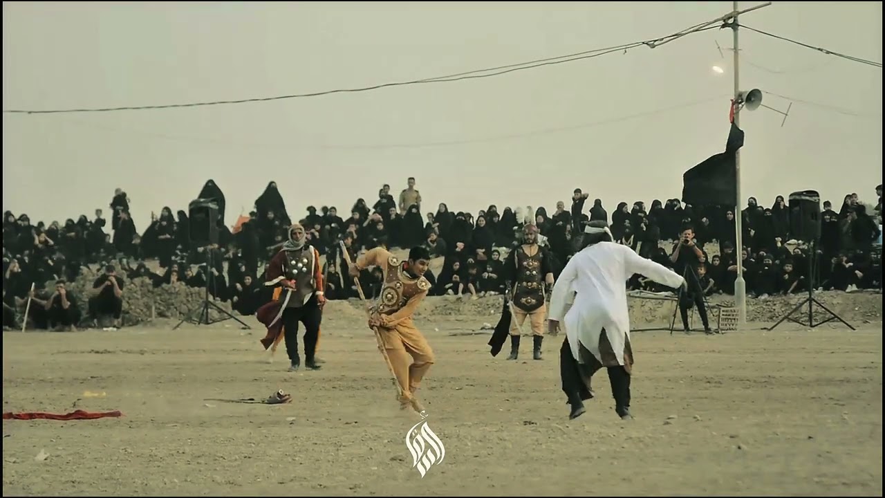 المشهد الاول || مقتل عابس الشاكري|| تشابية واقعة الطف في ناحية الفضلية