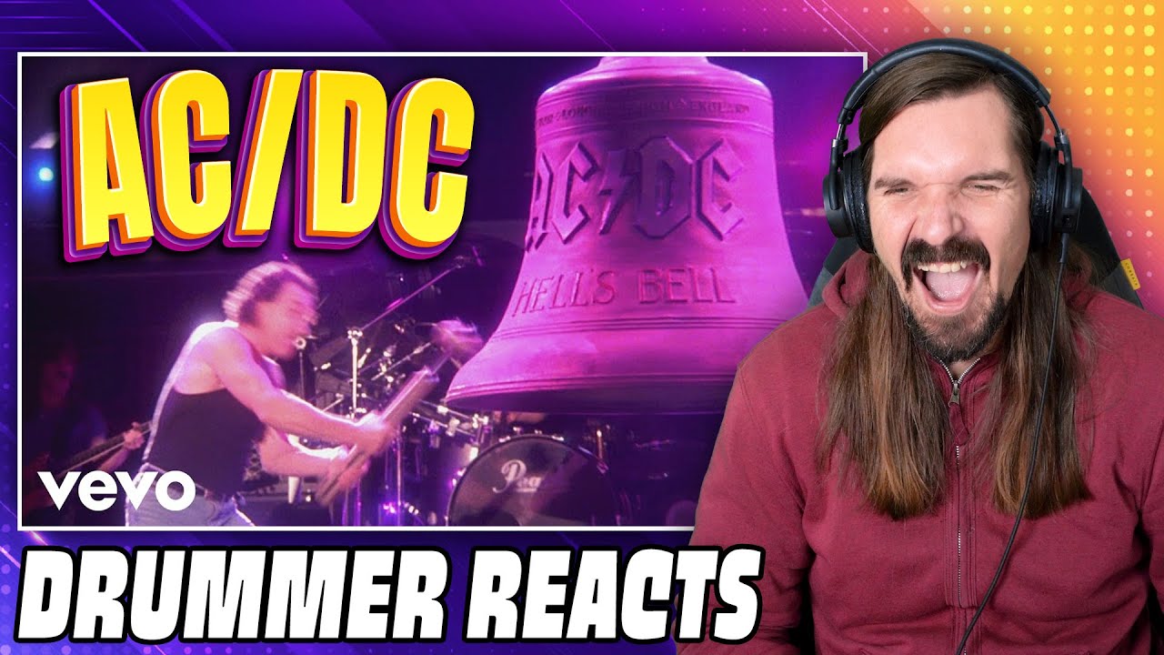 First Time Reaction To || AC/DC - Hell's Bells - YouTube