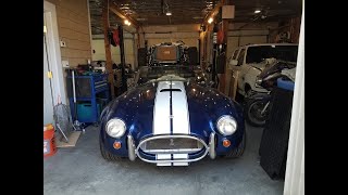 Walk around of Mike's Blue Factory Five Racing Mk3 (disassembly)