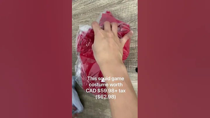 UNBOXING SQUID GAME COSTUME|SQUID GAME|HALLOWEEN COSTUME|AMAZON