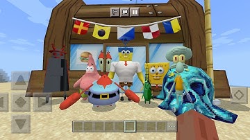 Real Bikini Bottom SpongeBob MOD in Minecraft PE