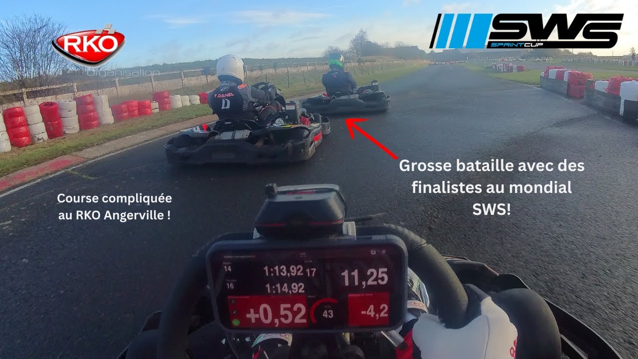 Sprint SWS Angerville RKO - Une course compliquée sous des conditions délicates !